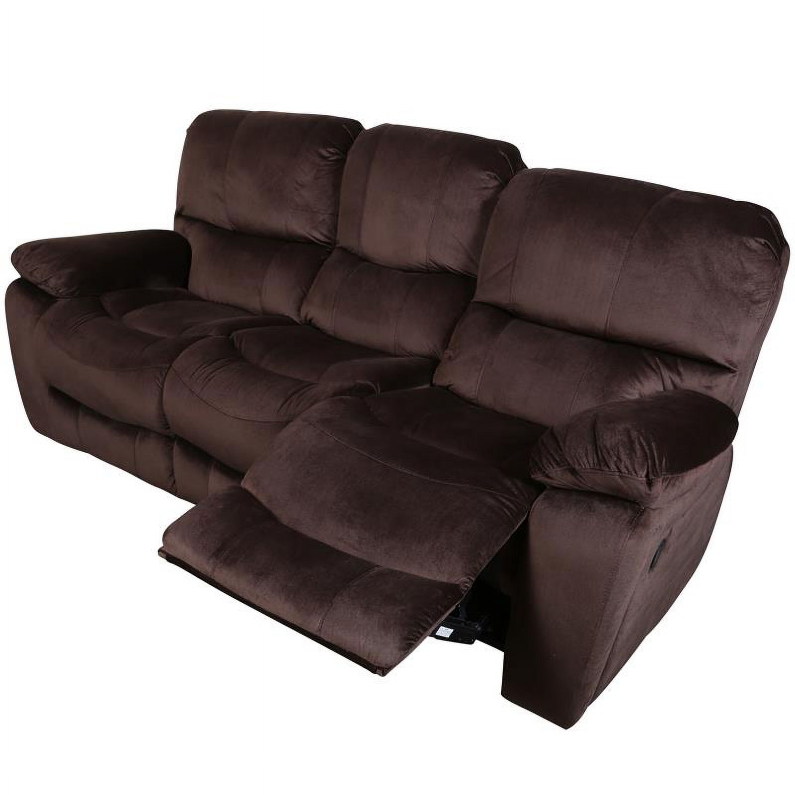 Corvallis Transitional Reclining Sofa - Chocolate