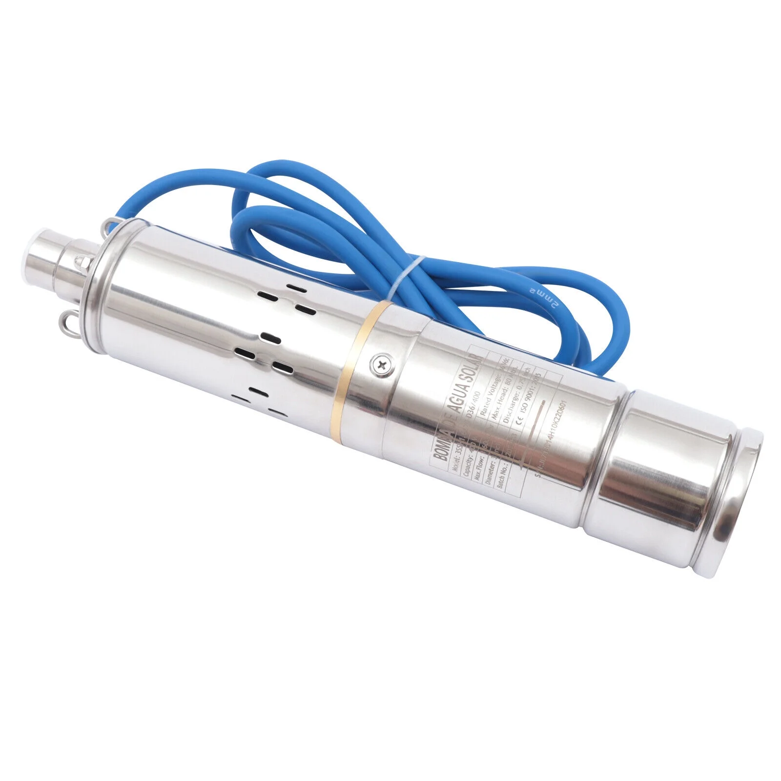 400W DC 36V Solar Water Pump 3" Submersible Deep Well Pump MPPT Controller 80m 3" DC Solar Water Pump 36V 400W Submersible Deep Well W/ Pump MPPT Controller DC36V 3" Solar Deep Water Well Pump