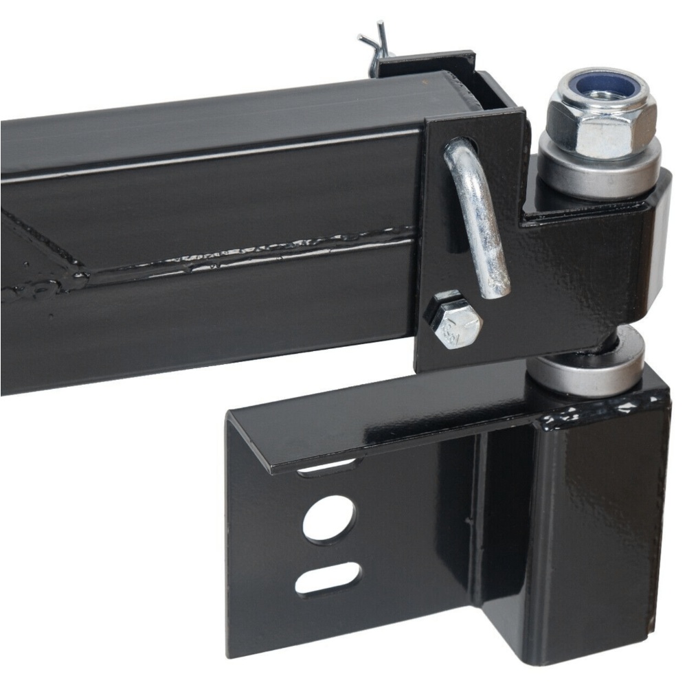 Tire Carrier Mount W/Drop Down Option Compatible With All For 03-09 H2 H2 Black