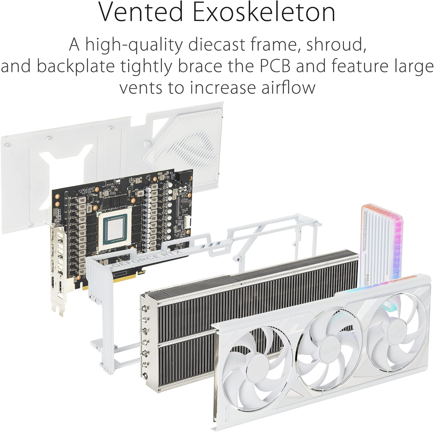 ASUS ROG Strix GeForce RTX 4090 OC Edition Gaming Graphics Card White (PCIe 4.0, 24GB GDDR6X, HDMI 2.1a, DisplayPort 1.4a)