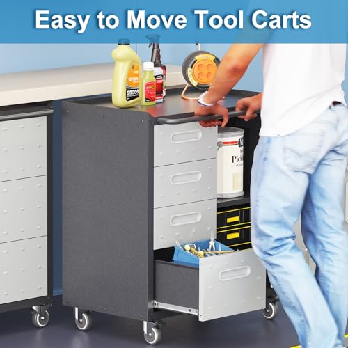 Garage Storage Cabinet Wall Cabinet with 2 Doors,Lockable Tool Cabinets Wall Mounted with Adjustale Shelves,Heavy Duty Steel Hanging Cabinets for Warehouse Kitchen Laundry,Assembly Required
