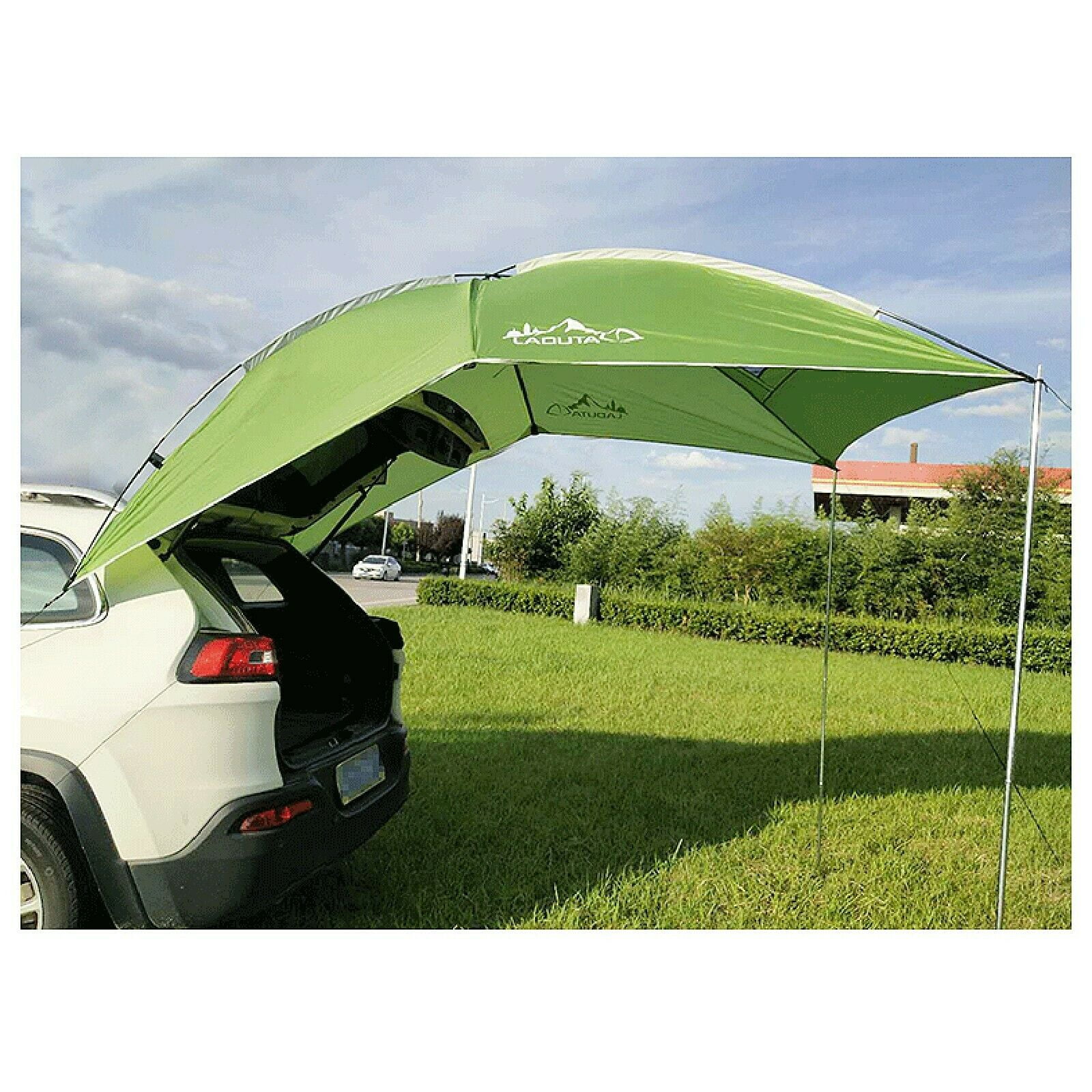Miumaeov Car SUV Truck Tent Shelter Awning Rooftop Outdoor Camping Canopy Sunshade 9.18X6.2ft