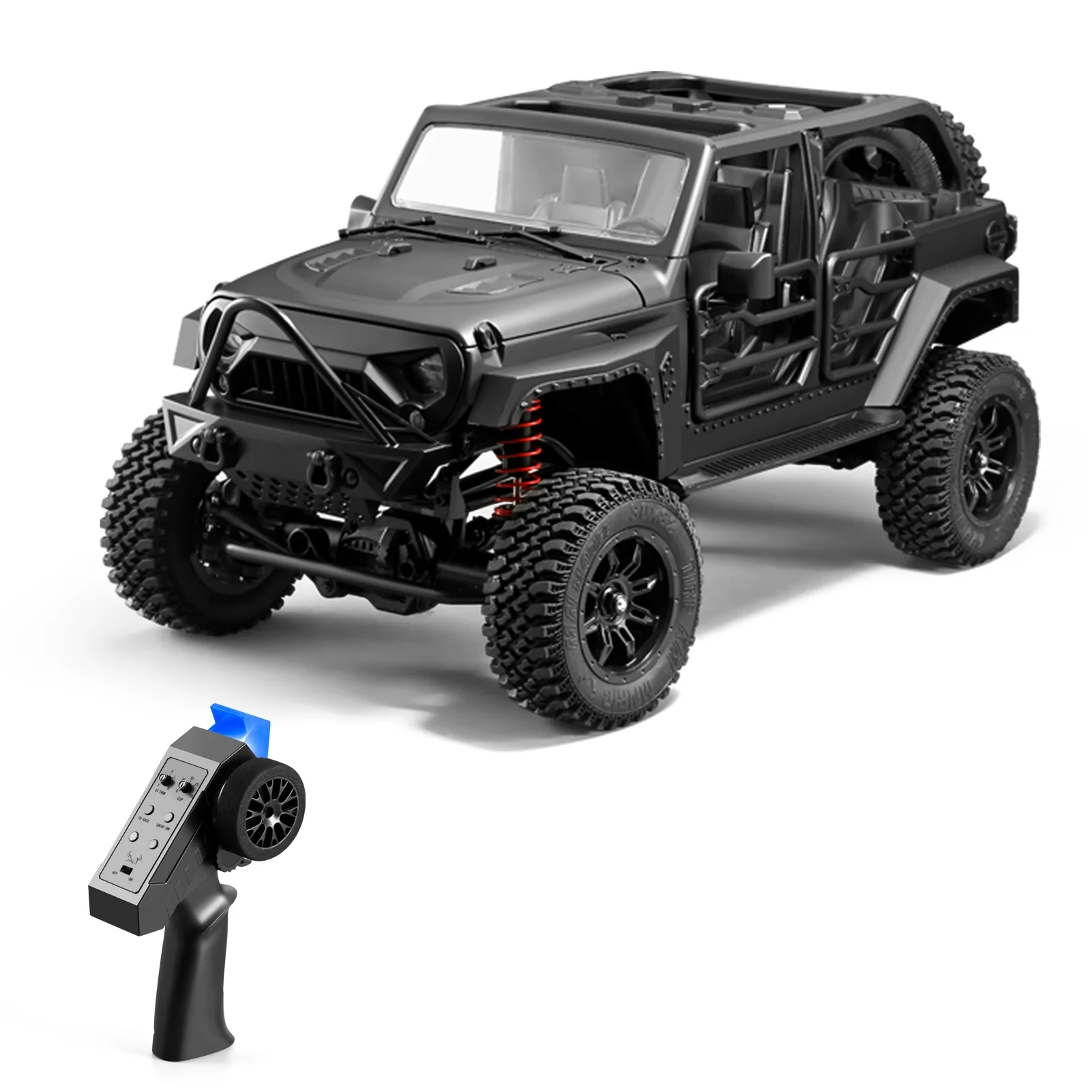 ametoys Remote Control Car, 1:12 Scale 4 Wheel Drive 2.4G Remote Control Crawler Off-Road Truck with for Adults