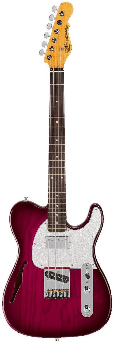 Gu0026L Tribute ASAT Classic Bluesboy Semi-Hollow Electric Guitar Red Burst