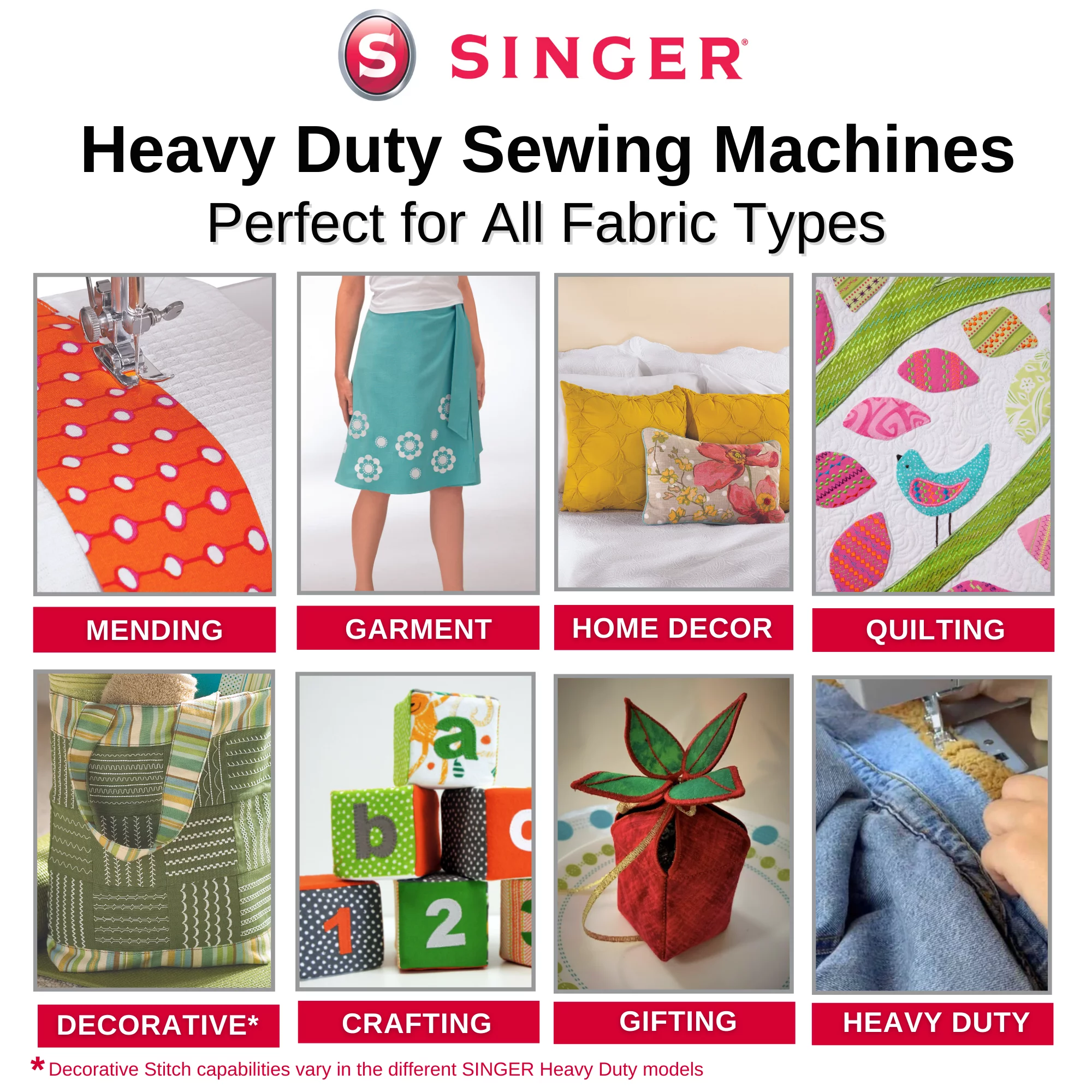 Restored SINGER HD6600 Heavy Duty Computerized Sewing Machine (Refurbished)