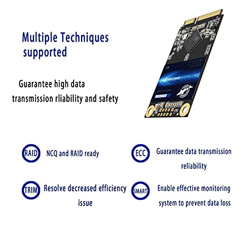 DOGFISH SSD 1TB Internal Solid State Drive PCIe NVMe Gen3.0x4 for Upgrade 2016 2017 13" MacBook PRO A1708（EMC 2978/3164 Non-Touch Bar Models(Late 2016-Mid 2017 Year)