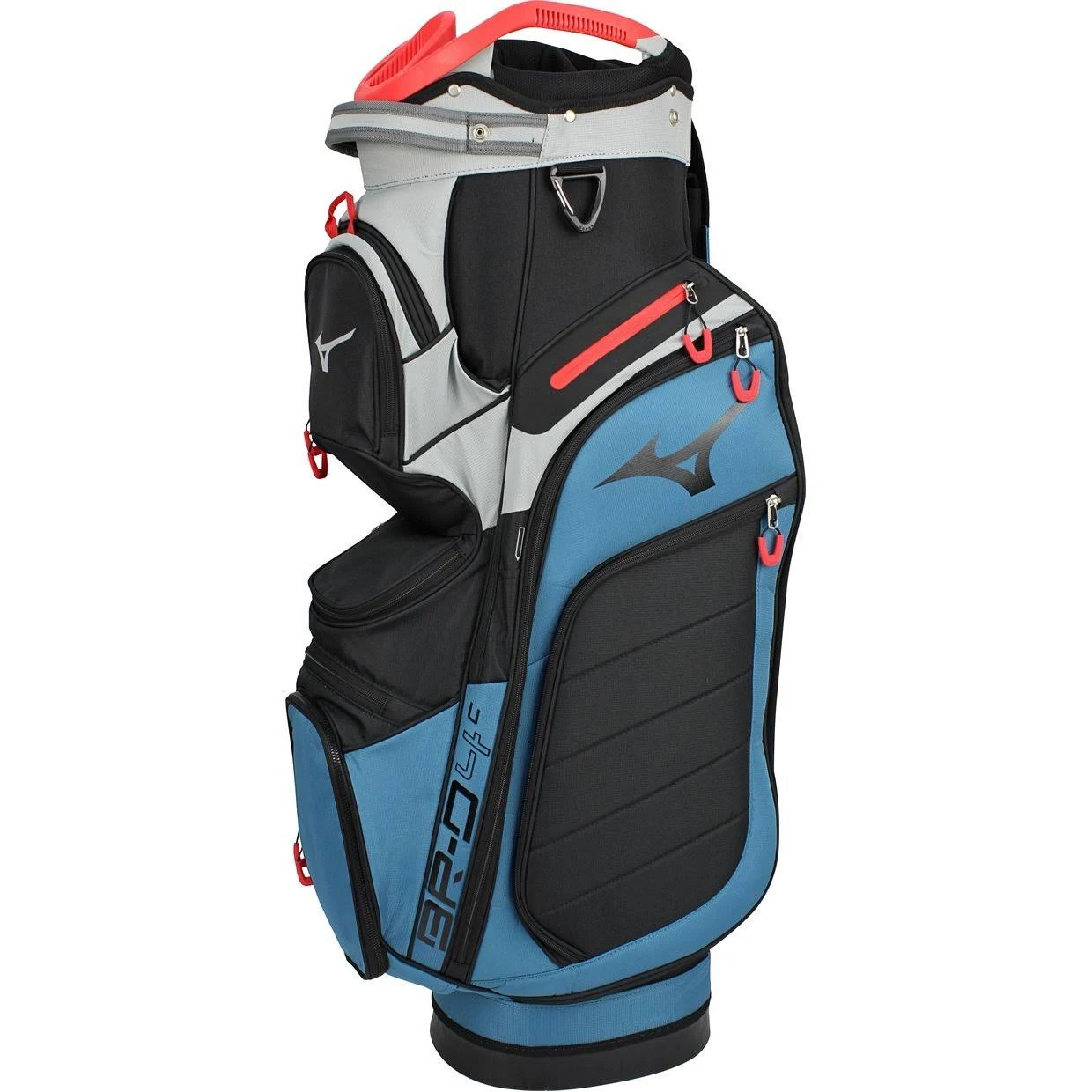 Mizuno BR D4C Cart Bag - Steel Blue Black