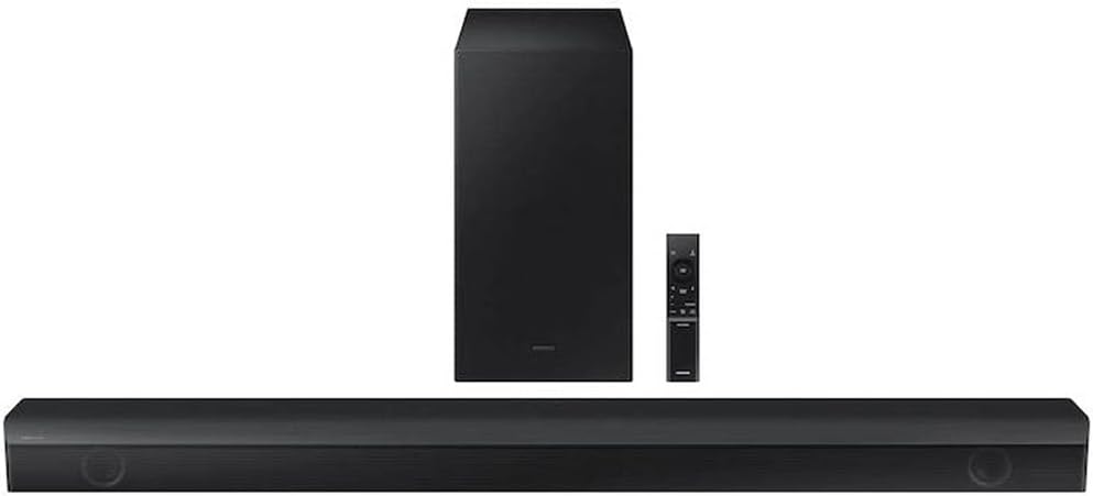SAMSUNG HW-B650/ZA 3.1 ch Soundbar with Dolby 5.1 DTS Virtual:X 2022 Bundle with Premium 2 YR CPS Enhanced Protection Pack