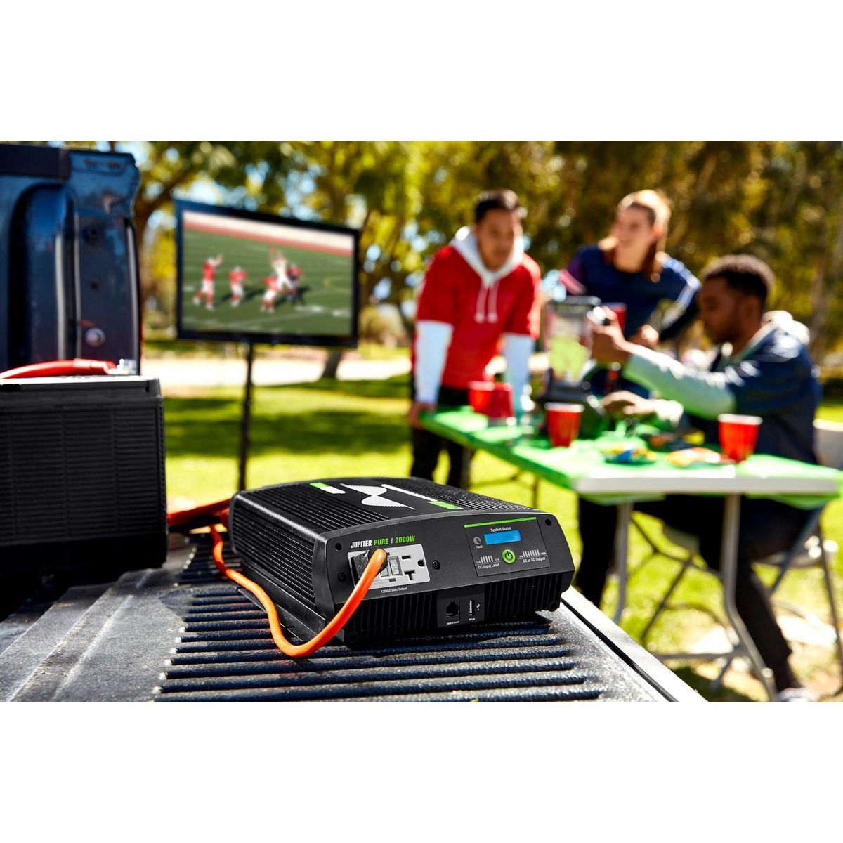 JUPITER PURE 2000 Watt Continuous/4000 Watt Peak Pure Sine Wave Power Inverter