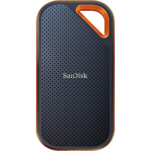 SanDisk 2TB Extreme PRO Portable External SSD - Up to 1050MB/s - USB-C, USB 3.1 - SDSSDE80-2T00-G25