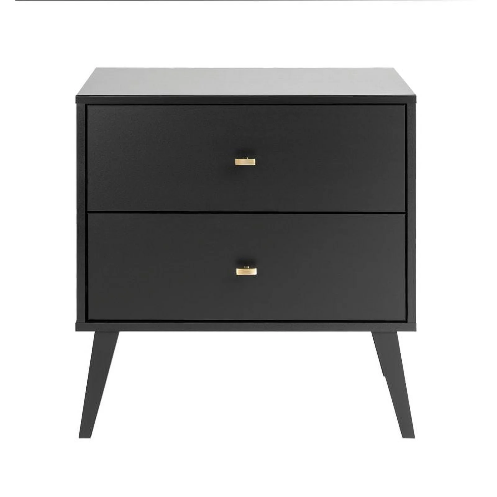 Home Square 4-Piece Set with 2 Nightstands Double Dresser and 4-Drawer Chest