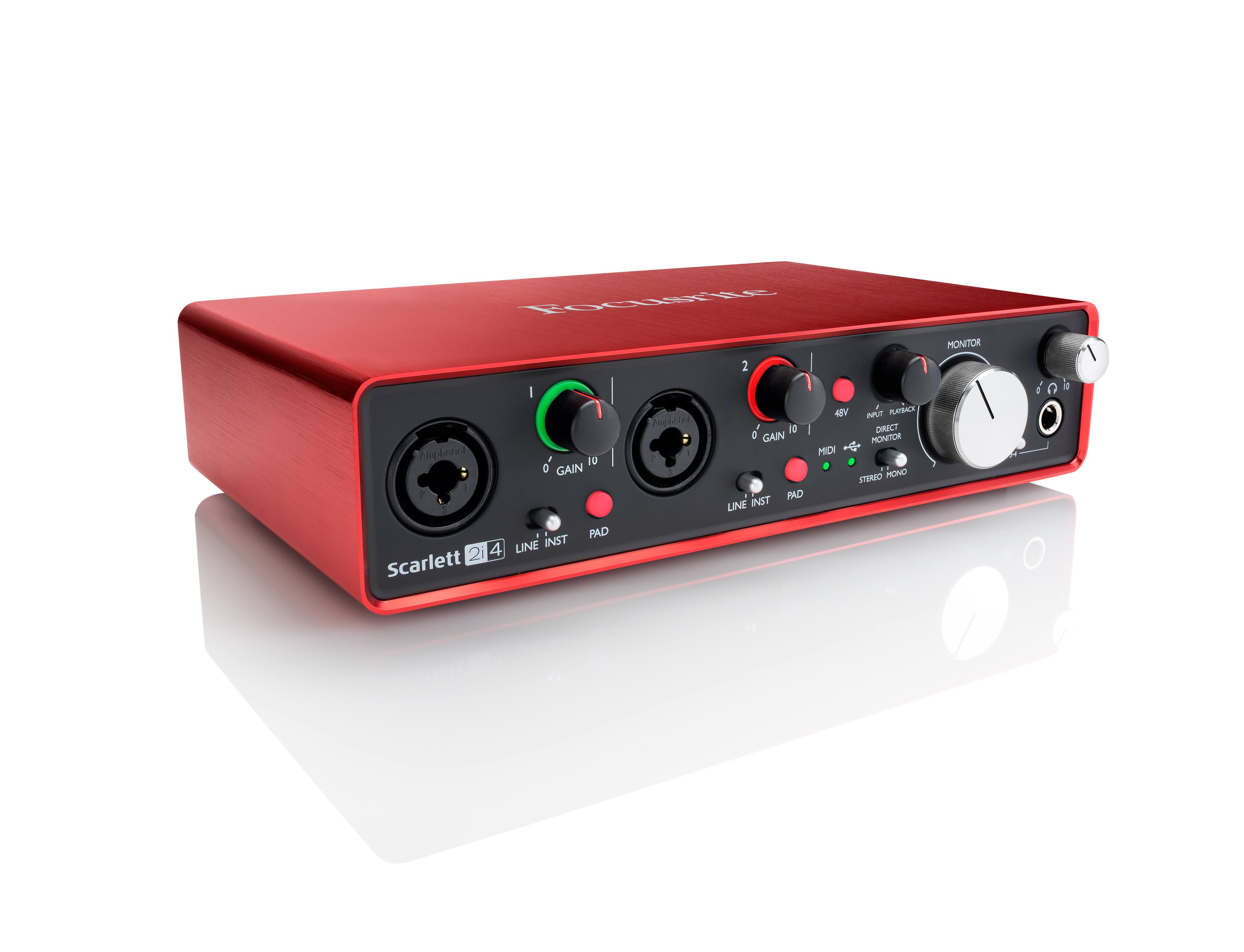 Focusrite - Scarlett 2i4 2nd Gen USB Audio Interface