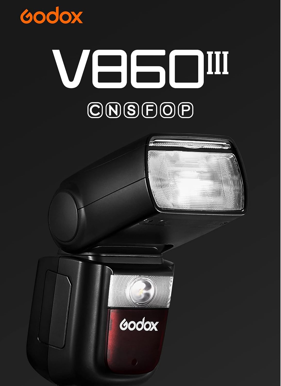 Godox V860III-S Speedlite Light,E-TTL ll autoflash and Manual Flash, 2.4G High-Speed Sync,7.2V/2600mAh Li-ion Battery Camera Flash Speedlite Light Compatible for Sony Cameras