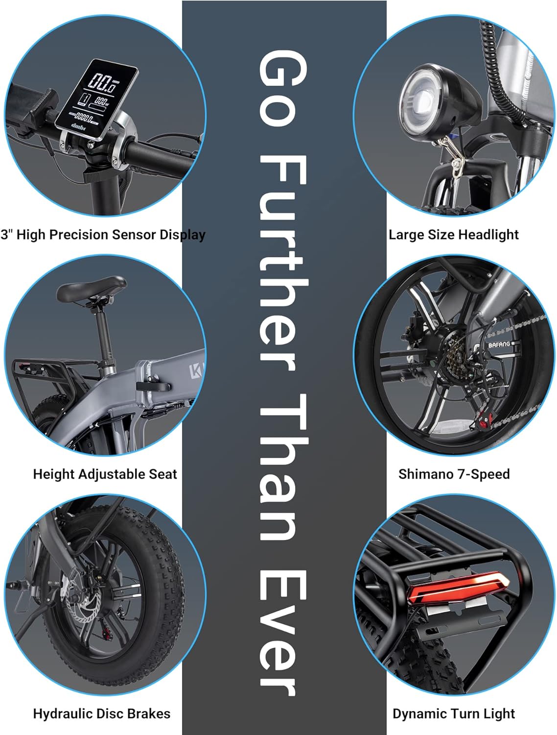 Electric Bike for Adults 1200W Peak Motor, 30MPH 60 Miles Range, 720WH Removable Battery Folding Electric Bike, 20'' x 4.0 Fat Tire Ebikes for Adults,Hydraulic Brakes and UL 2849 Certified
