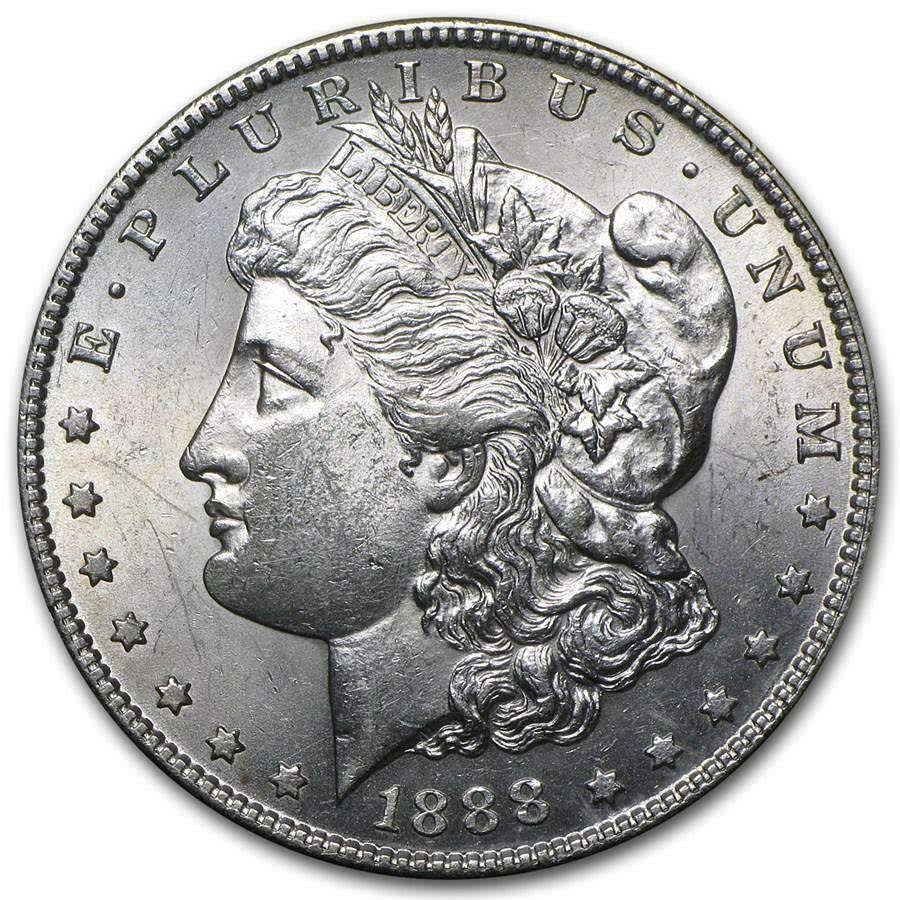 1888-S Morgan Dollar BU by American Heritage Bullion