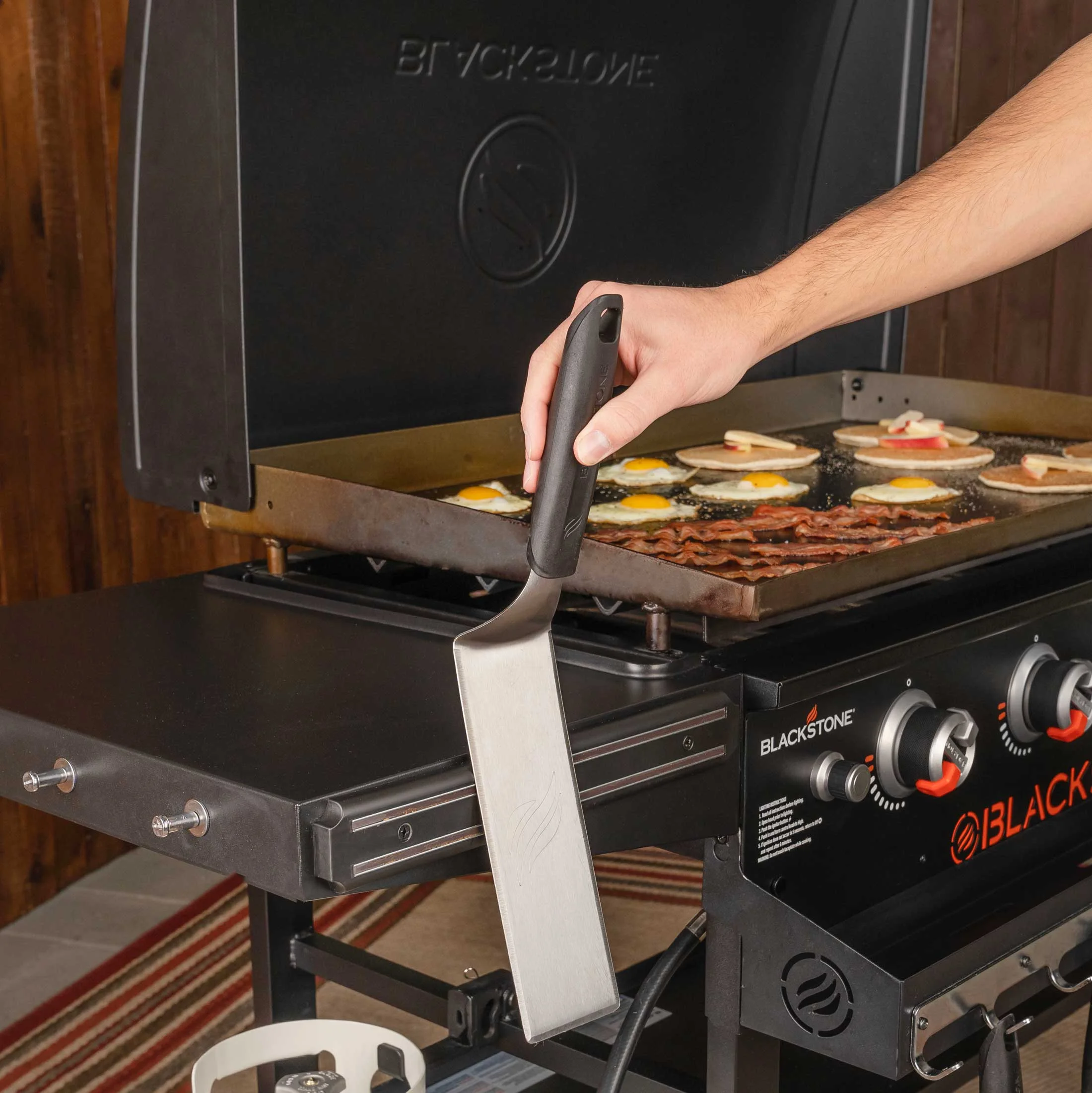 Blackstone 4-Burner 36" Griddle with Hood and Front Shelf