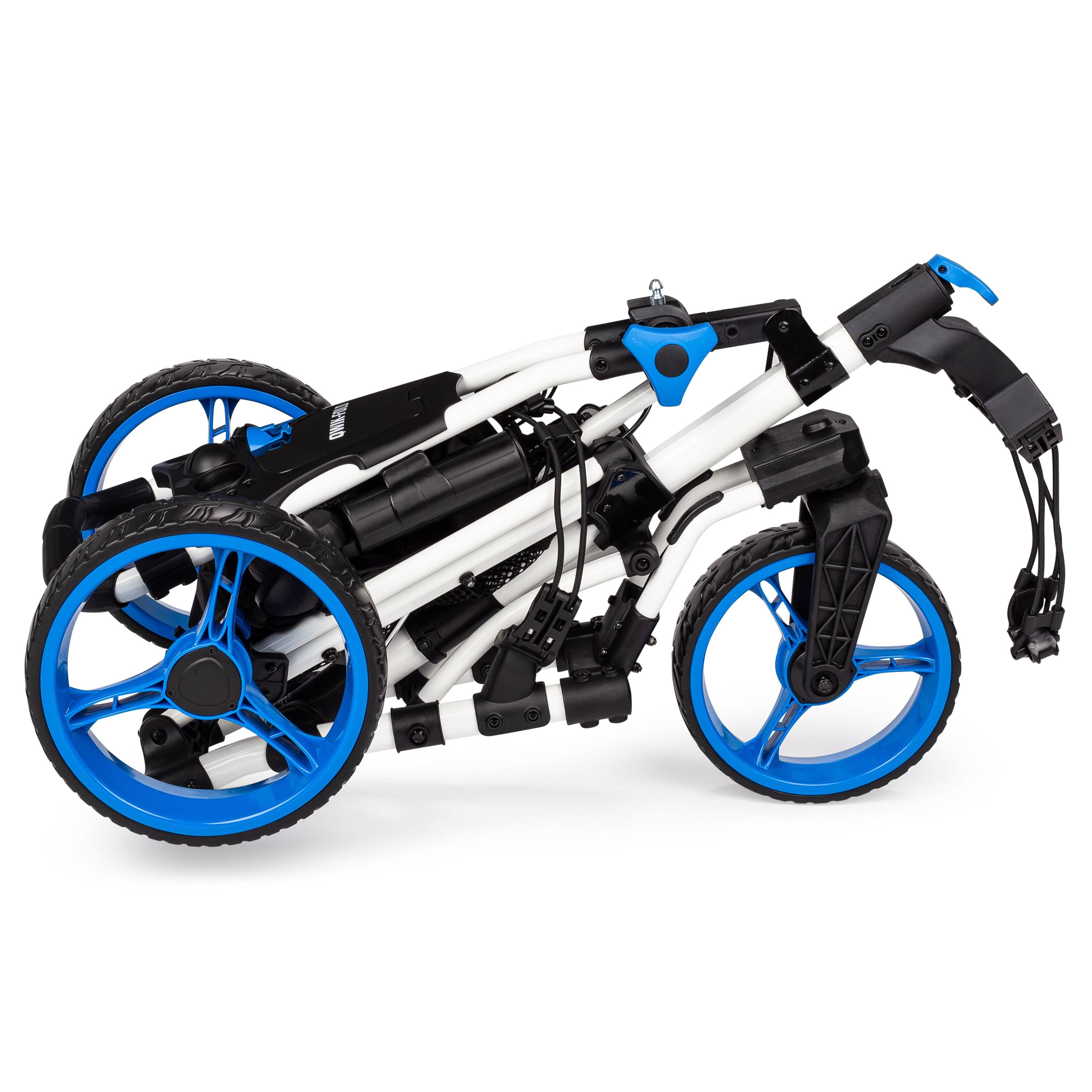 Swerve 3 Wheel Golf Cart - White/Blue