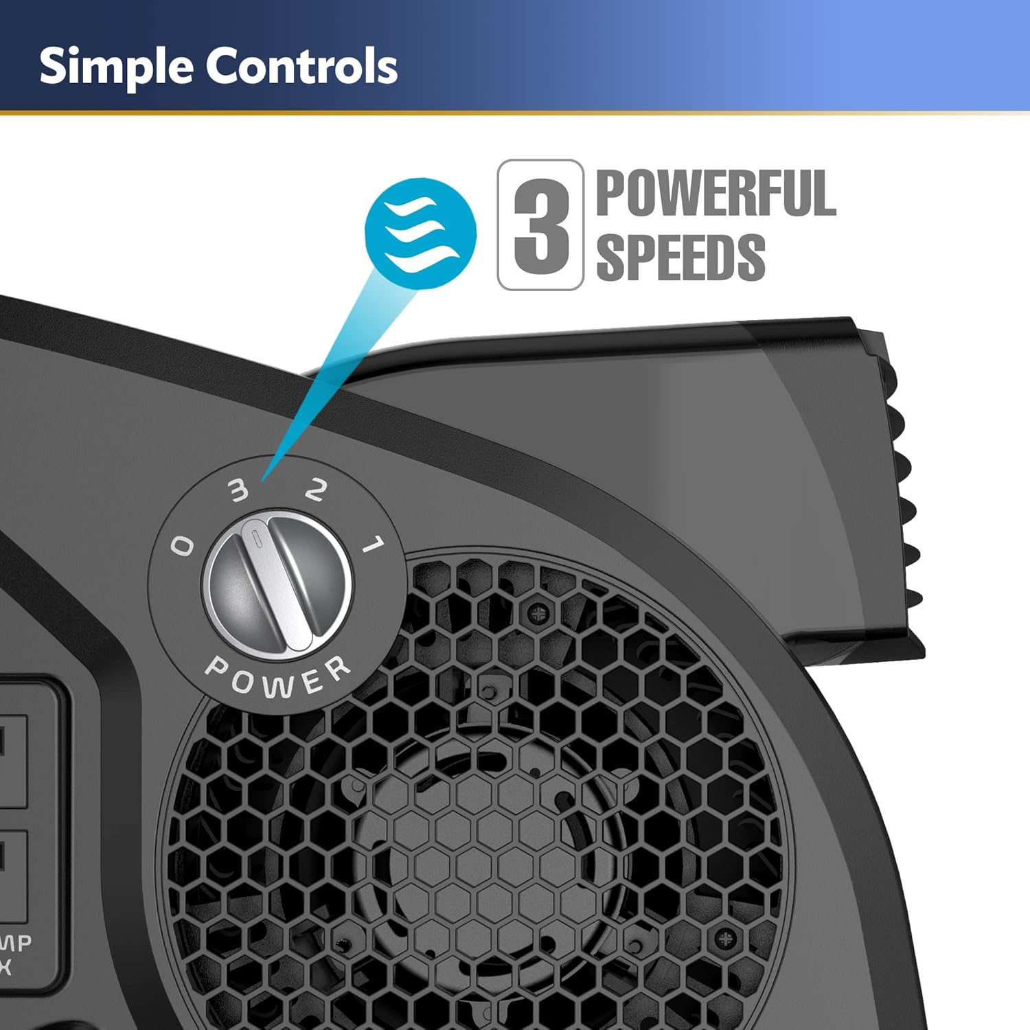 Lasko 14.5" 375 CFM Pivoting Utility Fan and 20" Wind Machine Air Circulator Floor Fan with 3 Speeds and Pivoting Head