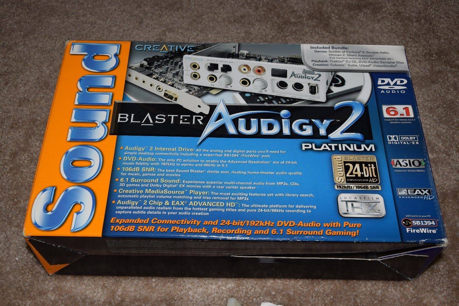Creative Sound Blaster Audigy2 ZS Platinum Sound Card SB0010