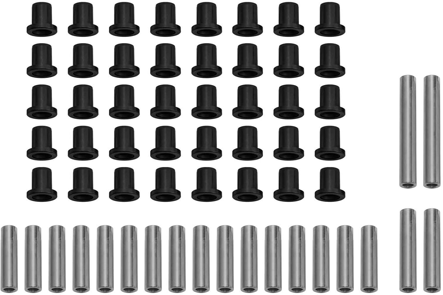 SuperATV Heavy Duty UHMW A-Arm/Control Arm Bushing Kit for SuperATV Arms for Polaris Ranger Full Size XP 800 (2010-2014) - Front and Rear - Stronger Than Stock With Lower Wear