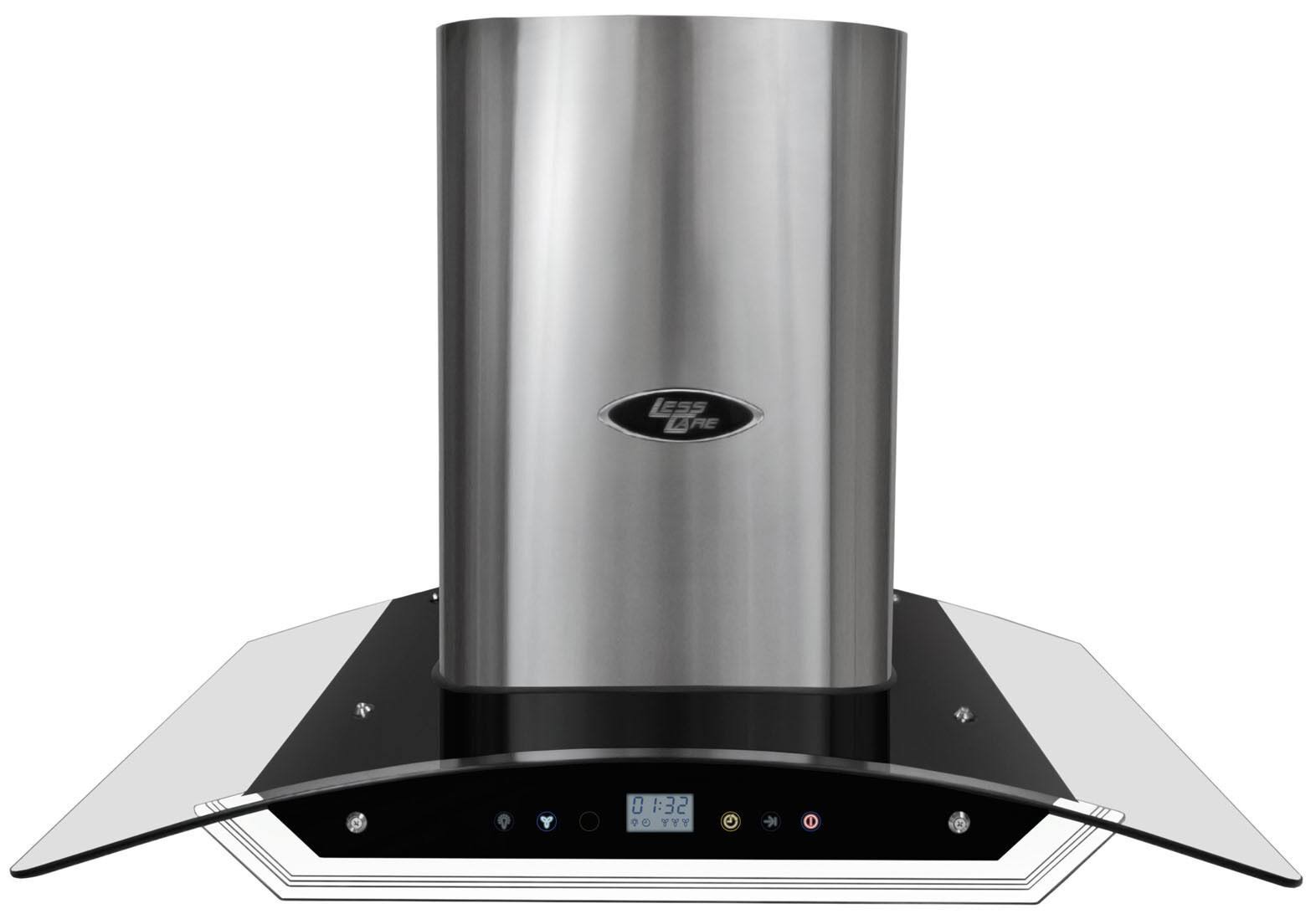 LessCare Wall-Mount Glass Range Hood