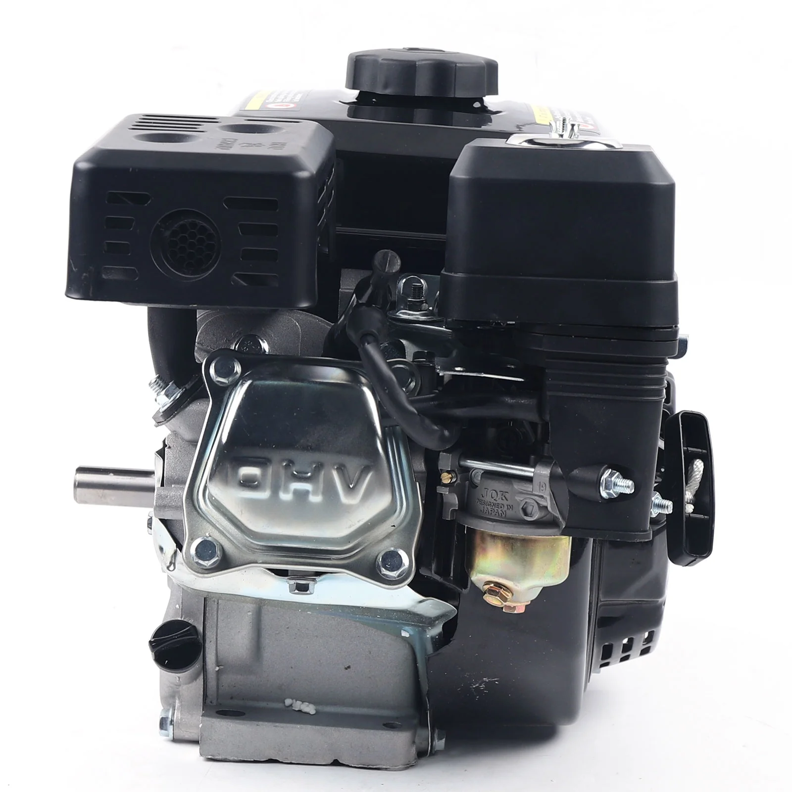 Miumaeov 7.5HP Go Kart Engine 212cc 4 Stroke Gas Engine Electric Start Horizontal Engine OHV Gasoline Air Cooling for Lawnmower Scarifier Go Kart Compressor