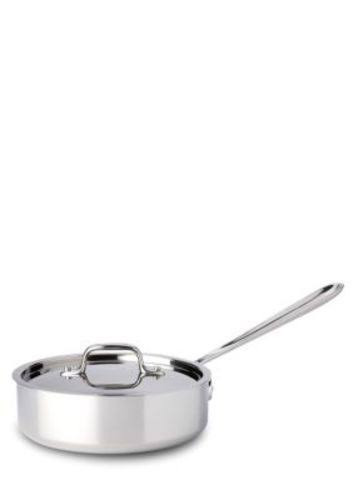 All-Clad Stainless Steel 2-Quart Saute Pan with Lid