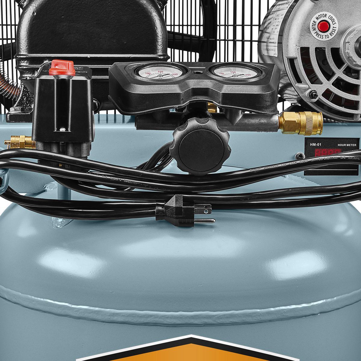 MCGRAW 29 Gallon, 165 PSI Oil-Lube Belt Drive Shop/Auto Air Compressor