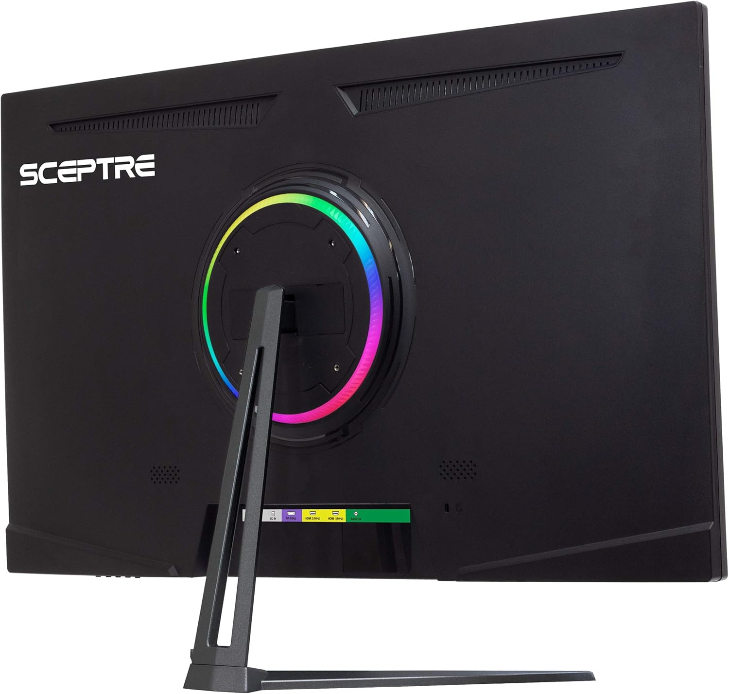 Sceptre 32" QHD 1440P 2560x1440 LED Monitor HDMI DisplayPort Up to 85Hz Build-in Speakers Blue Light Shift, Machine Black 2020 (E325W-2560AD)