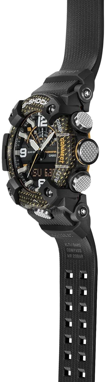 Casio G-Shock GGB100Y-1 MUDMASTER BLE Carbon Quad Sensor,yellow/black