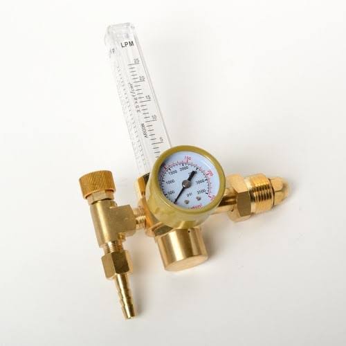 Argon Welding GAS Flow Meter Regulator Gauge Regulate Welder MIG TIG