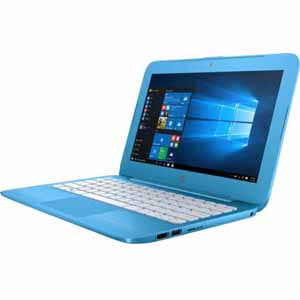 HP Stream 11-y010nr 11.6x22 Laptop - Celeron N3060 - 4 GB RAM - 32 GB SSD - Aqua Blue - Windows 10 Home