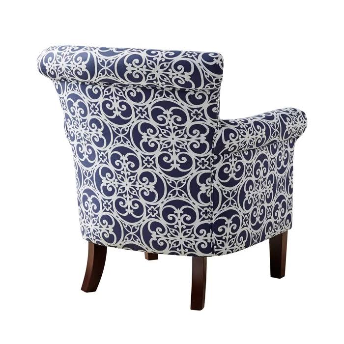 Olson Armchair (Color: Navy/White)