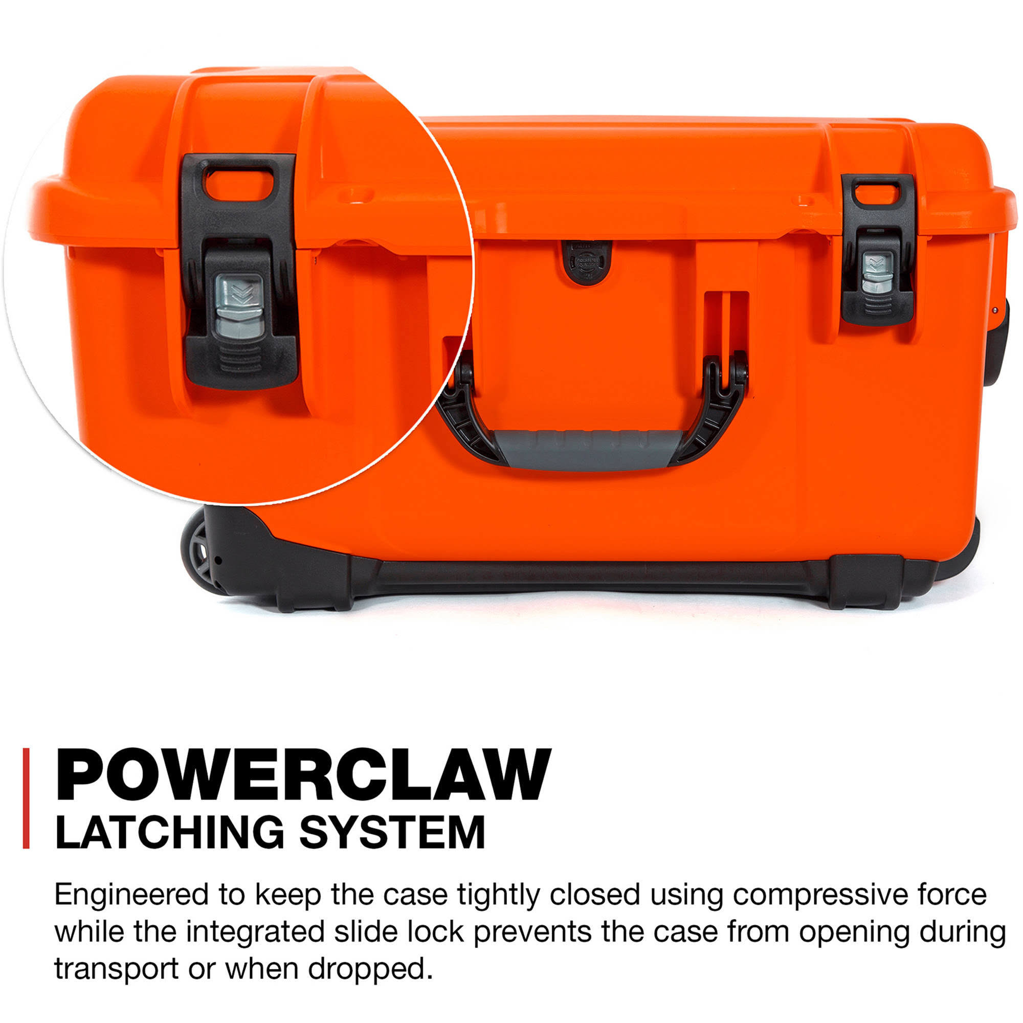 Nanuk 938 Hard Wheeled Case with Divider Set (Orange)