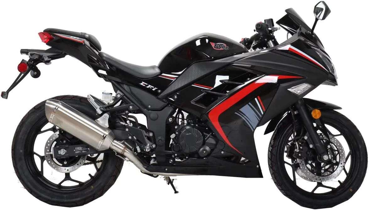 X-Pro Brand New 250cc Motorcycle, 6 Manual Transmission Electric Start 17" Wheels Assembled in Crate