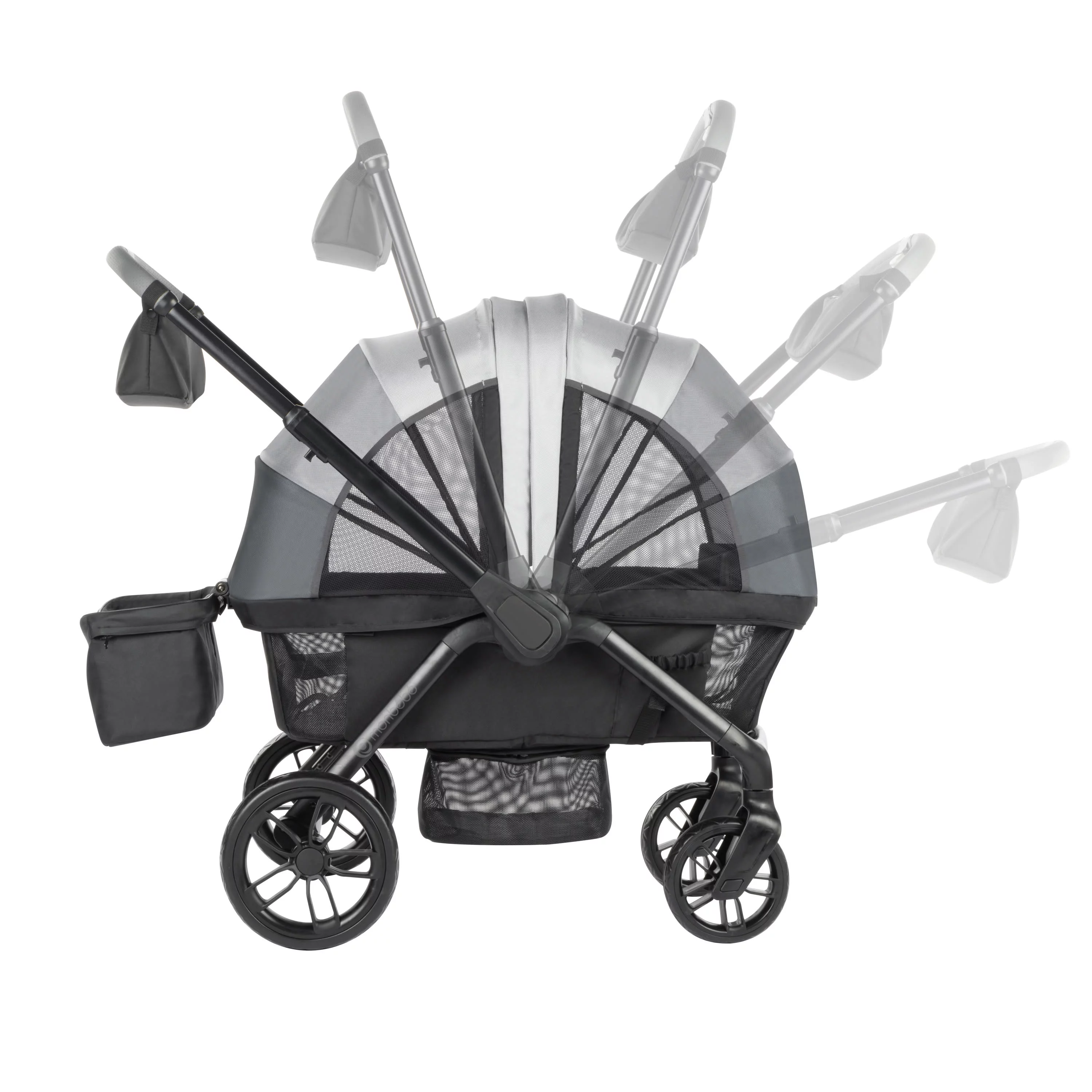 Monbebe Everyday Outings Wagon Stroller, Cobblestone Grey