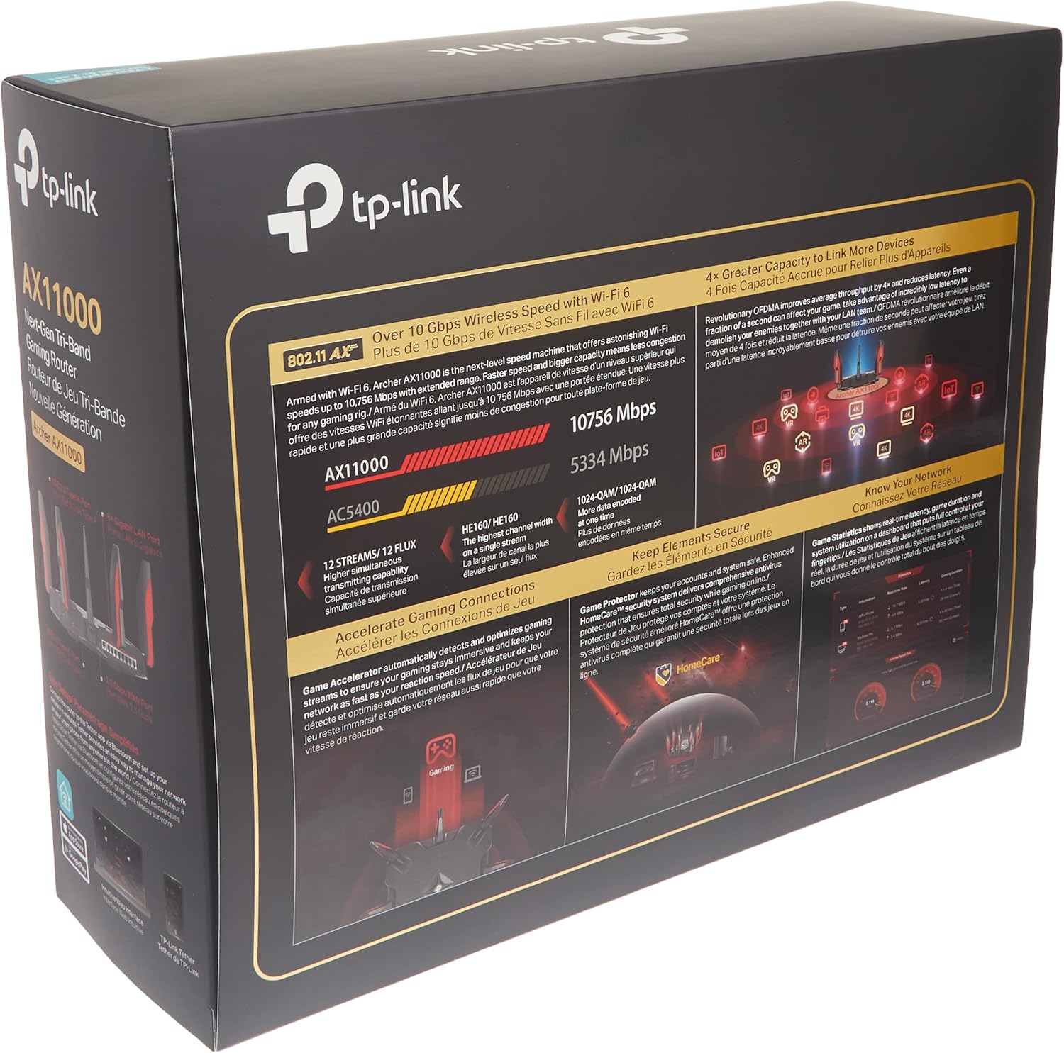 TP-Link Archer AX11000 Tri-Band Wi-Fi 6 Router