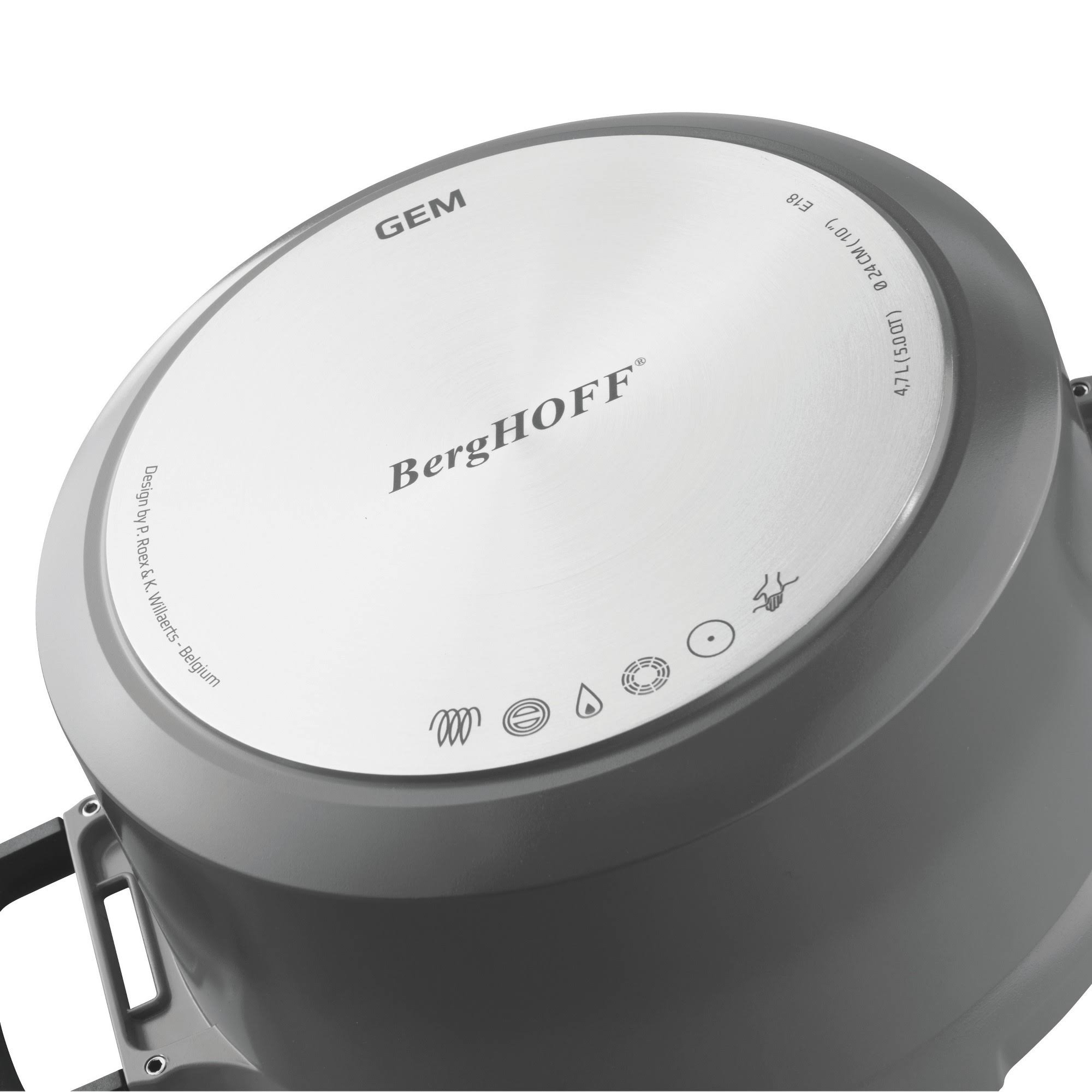 BergHOFF Gem 10x22 Stay Cool Covered Sauté Pan