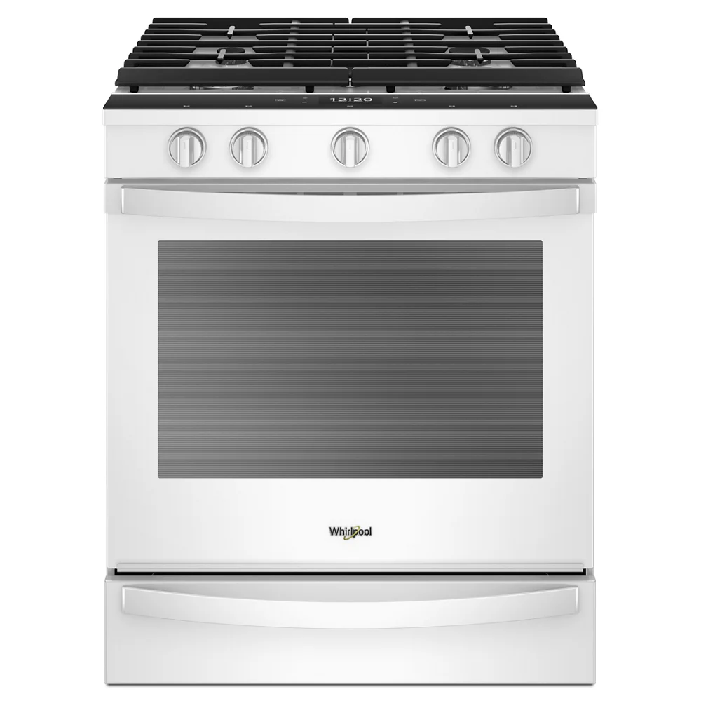 WHIRLPOOL WEG750H0HW  SLIDE IN GAS RANGE Stainless Steel