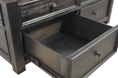 Signature Design by Ashley Bolanburg Farmhouse Lift Top Coffee Table with Drawers, Antique Cream & Brown