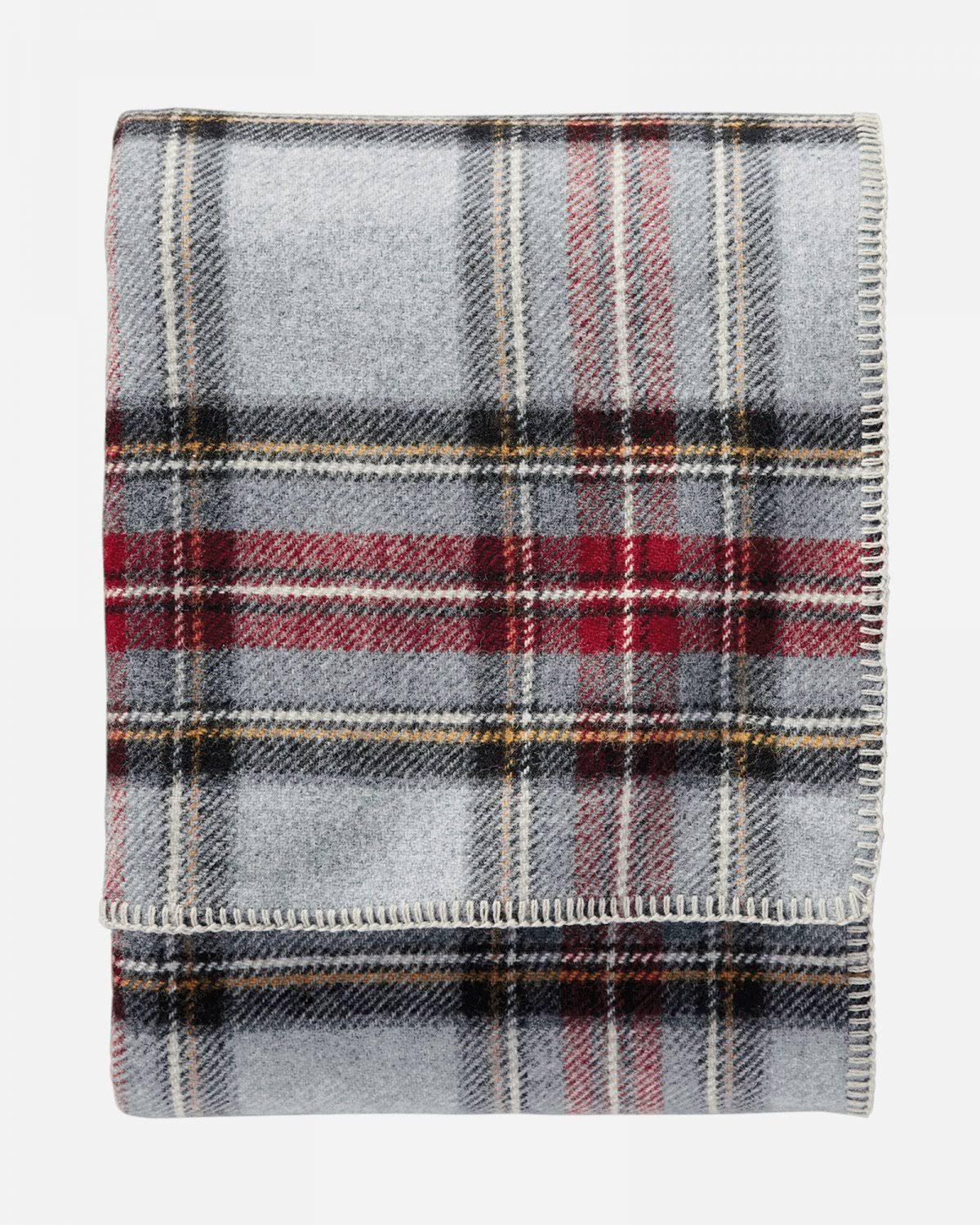 Pendleton, Eco-Wise Washable Wool Blanket, Queen, Rob Roy Ivory