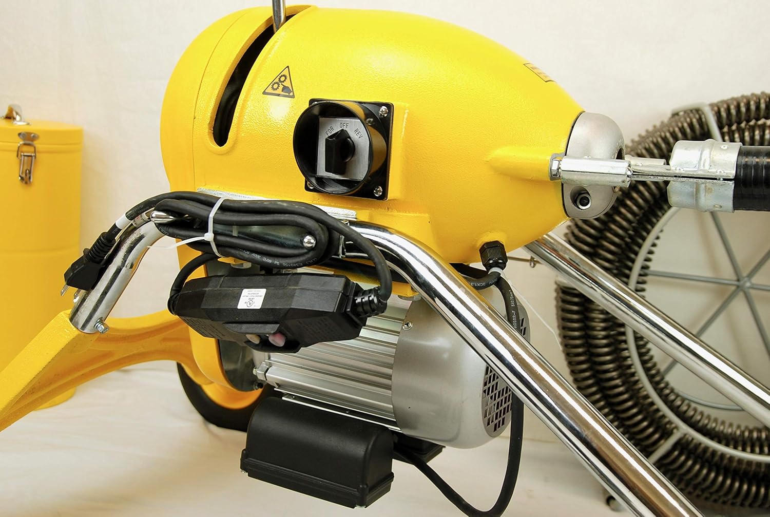 Package Deal BLUEROCK Tools SDS200 2" - 8" Sectional Pipe Drain Cleaning Machine Snake Cleaner