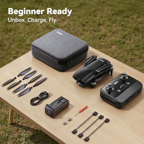 Ruko U11MINI 4K, Drones with Camera for Adults 4K Video 8K Photo, Under 249g, 3-Axis Gimbal EIS, 20000ft FPV Transmission, AI Takeoff/Landing, Auto Return, GPS with Beeper, Beginner (96-Min Flight)