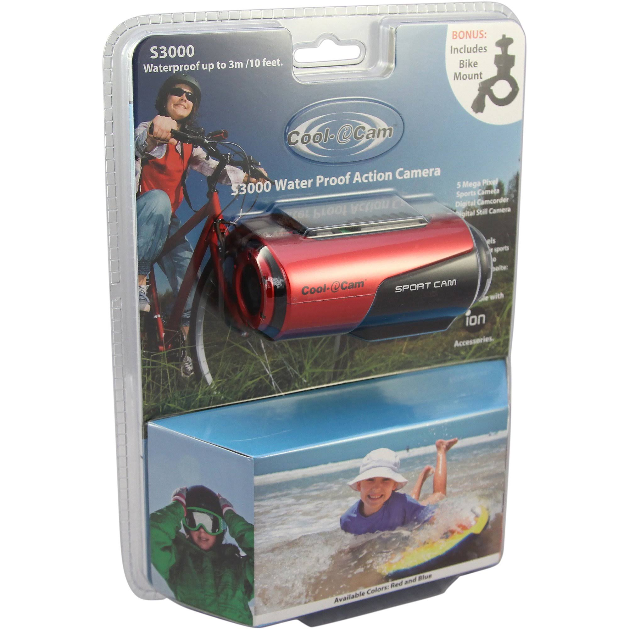 Ion Cool-icam S3000 Waterproof Action Camcorder with 720p HD Video - The Perfect