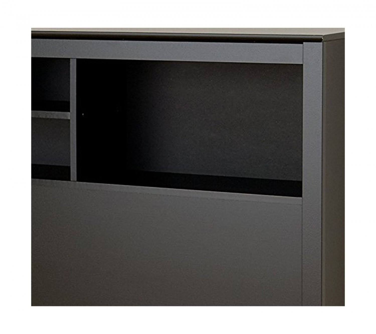 Prepac Black King Bookcase Headboard