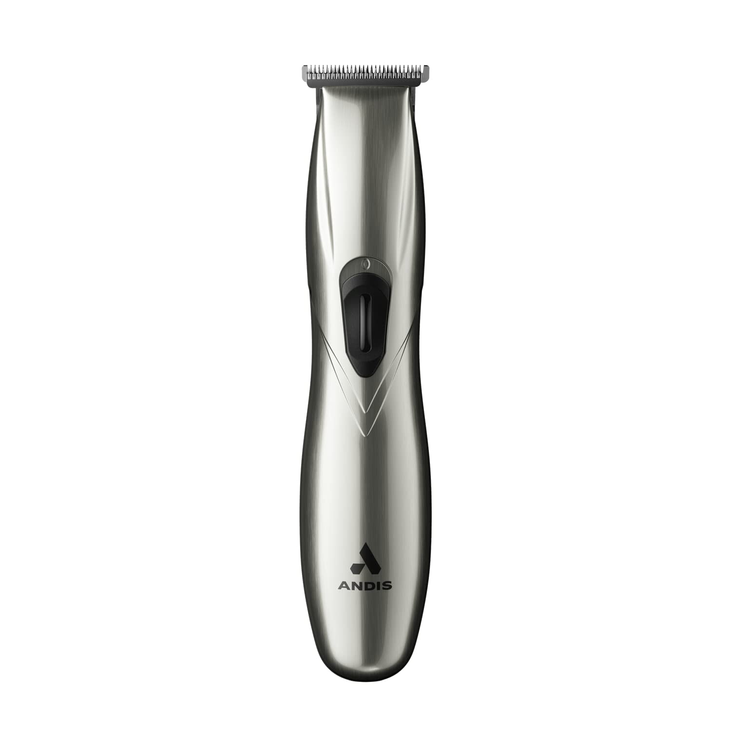 Andis 32810 Slimline Pro Cord/Cordless Beard Trimmer, Lithium Ion T-Blade Trimmer, Close Cutting T-Blade Zero Gapped, Chrome.