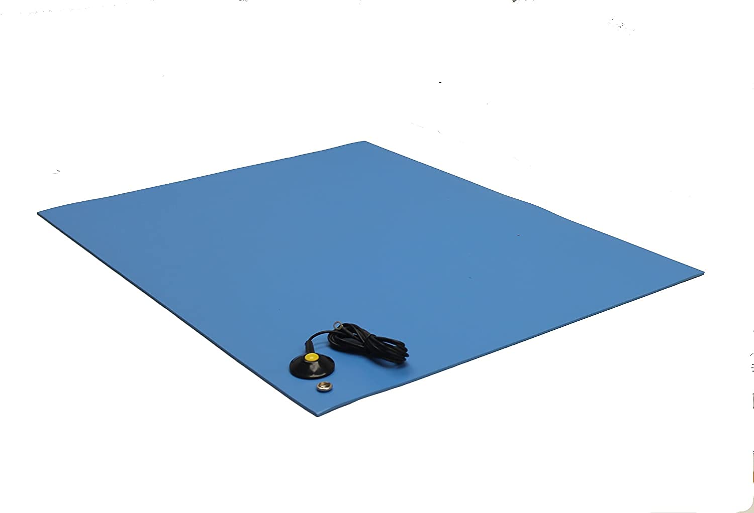 ESD Mat - Three Layer Vinyl - ESD Foam Mat - with Grounding Cord (36" x 60" (3' x 5'), Blue)