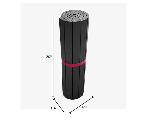 IncStores 1.4 Inch Thick Roll Out Wrestling Mat | Foam and Vinyl Mat for Practicing Wrestling Technique in Your Basement, Garage, or School Facility
