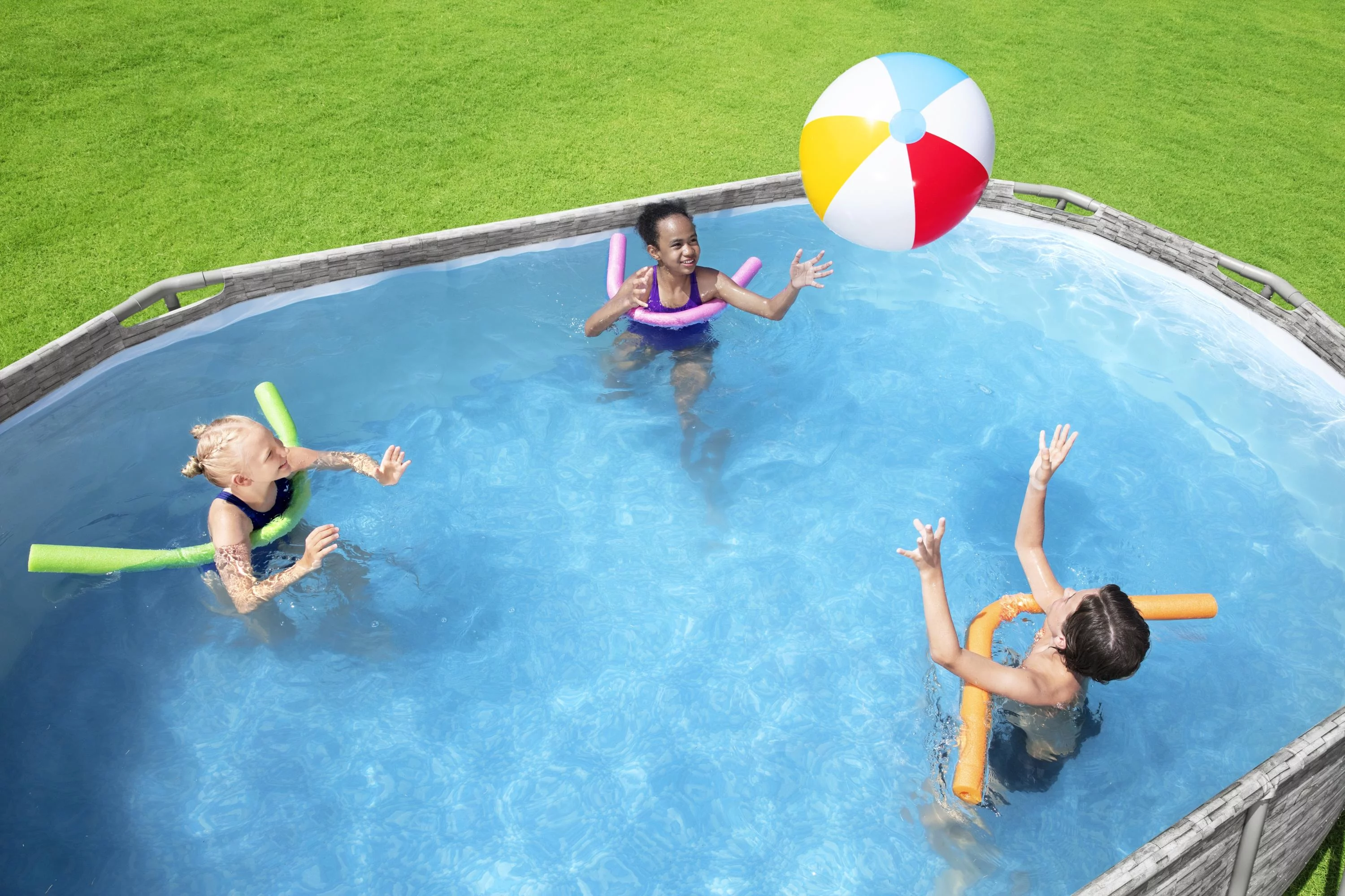 Coleman Power Steel Frame 16' x 10' x 48"  Oval Above Ground Pool Set