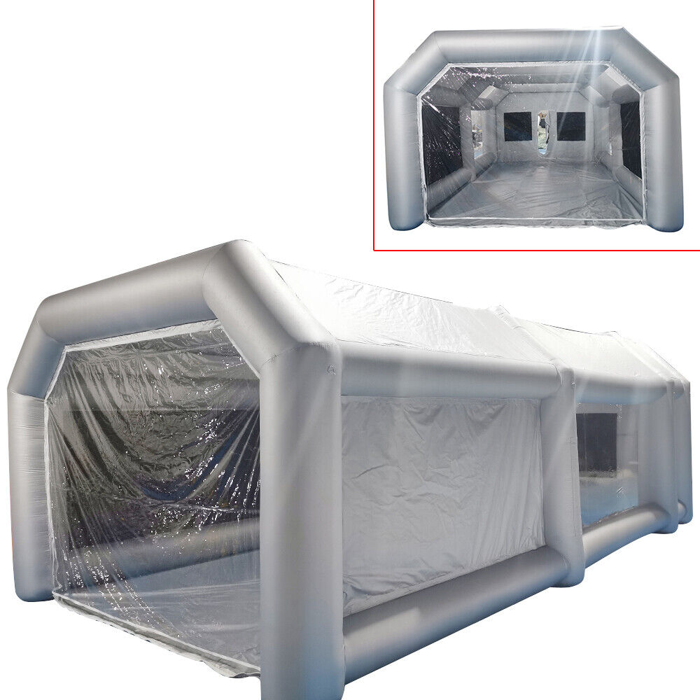 Large Size Inflatable Spray Booth Portable Paint Tent Painting House with Window
